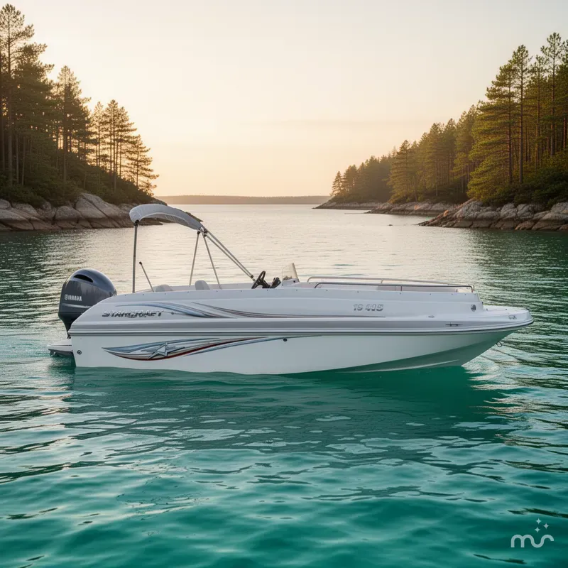 Slide: The Image of Starcraft 1915 Deck boat Yamaha 115 2018 - 2