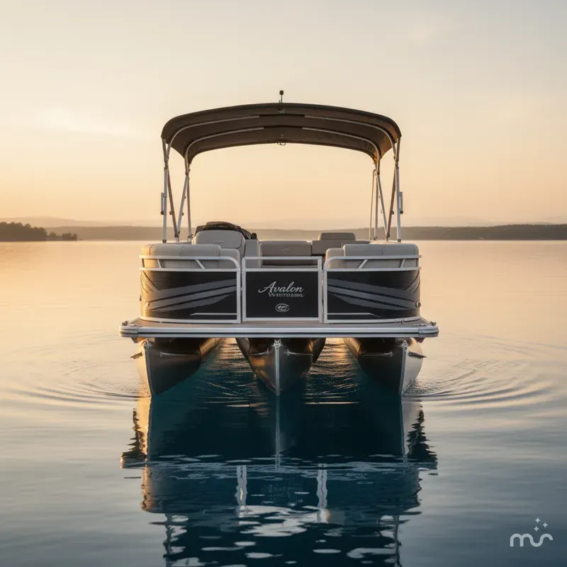 Slide: The Image of Avalon Venture Quad Lounger 21 FT 2180QL 2023 - 3