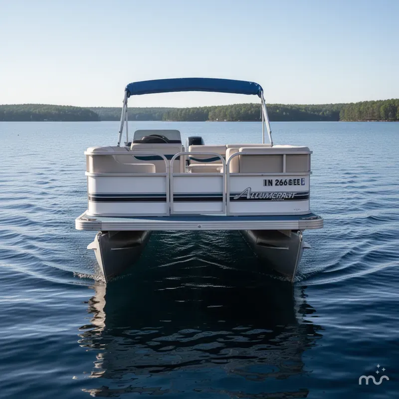 Slide: The Image of Aloha Alumacraft Sun Clipper 240 Deluxe 1991 - 3