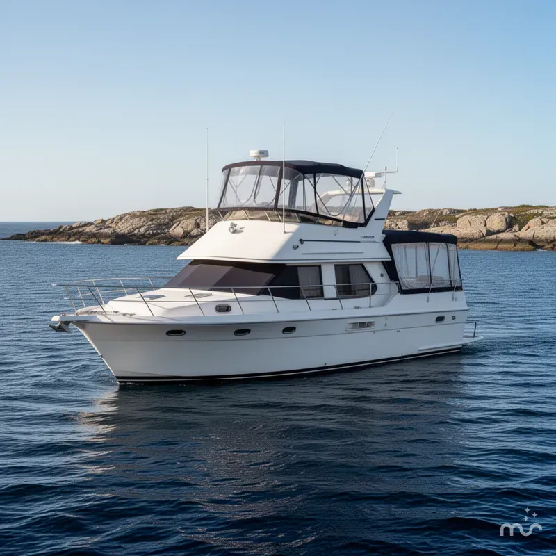 Slide: The Image of Carver Yachts 356 Aft Cabin Motor Yacht 2002 - 2