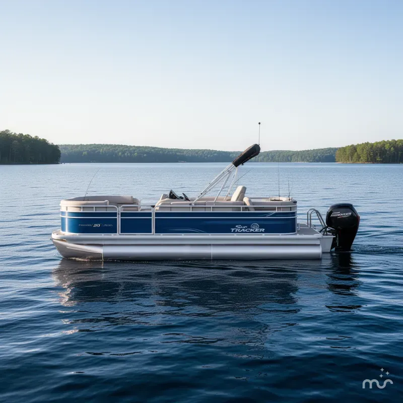 Slide: The Image of Sun Tracker Fishin' Barge 20 DLX 2026 - 2
