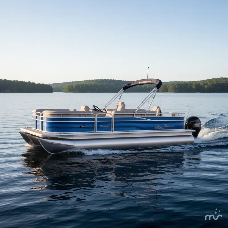 Slide: The Image of Sun Tracker Fishin' Barge 20 DLX 2026 - 4