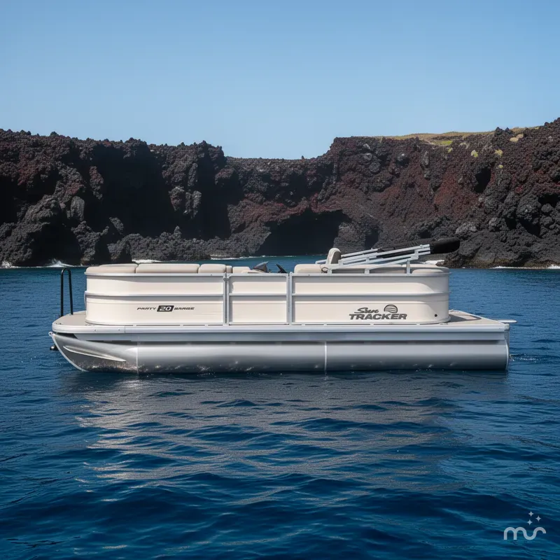 Slide: The Image of Sun Tracker Party Barge 20 DLX 2026 - 2