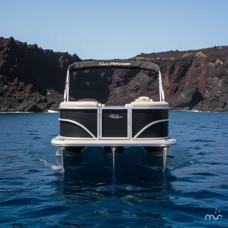 Slide: The Image of Sun Tracker Party Barge 20 DLX 2026 - 3