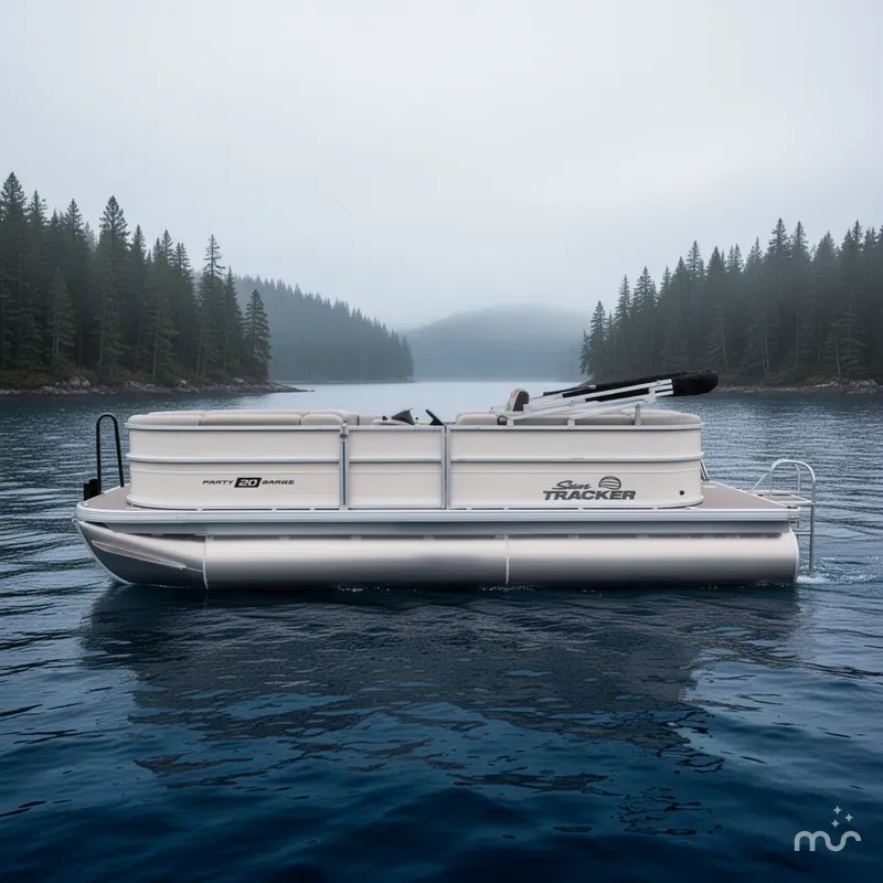 Slide: The Image of Sun Tracker Party Barge 20 DLX 2026 - 2