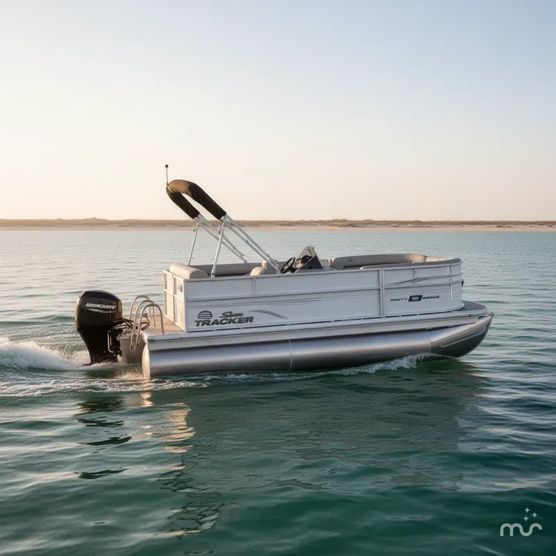The Image of Sun Tracker Party Barge 16 DLX 2026 - 0