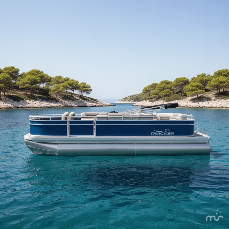 Slide: The Image of Sun Tracker Fishin' Barge 20 DLX 2026 - 2