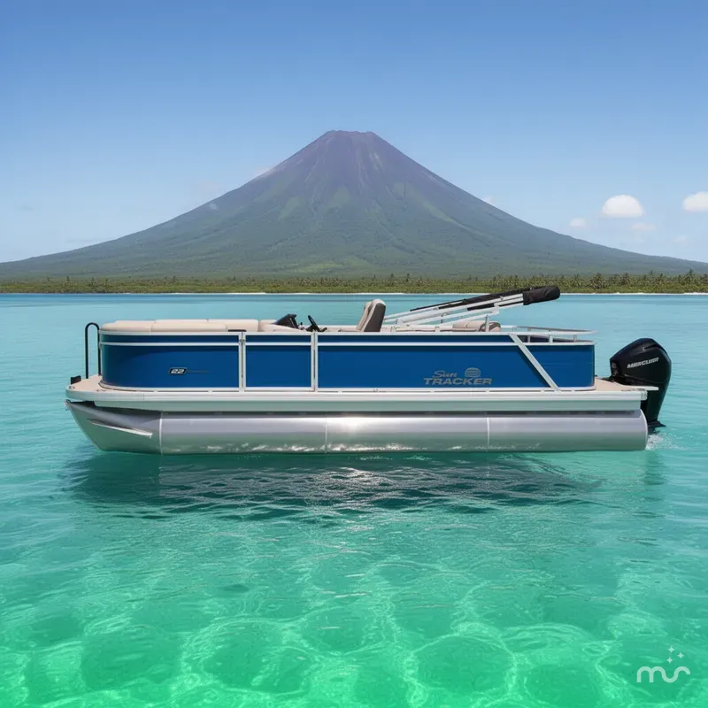 Slide: The Image of Sun Tracker Party Barge 22 RF XP3 2026 - 2