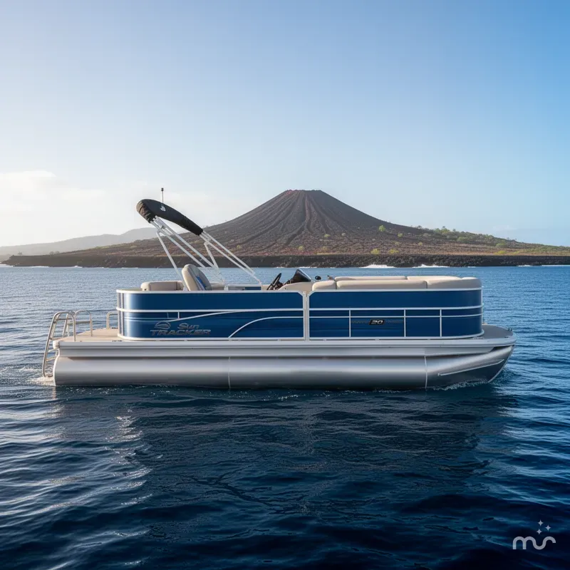 Slide: The Image of Sun Tracker Party Barge 20 DLX 2026 - 2