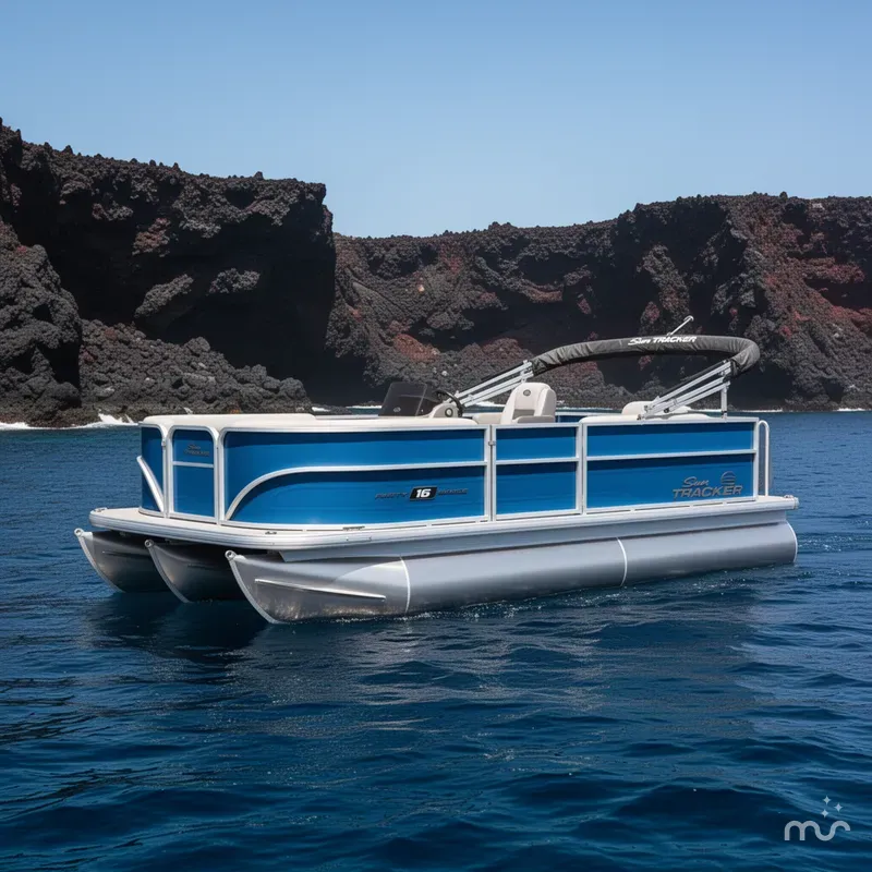 The Image of Sun Tracker Party Barge 16 DLX 2026 - 0