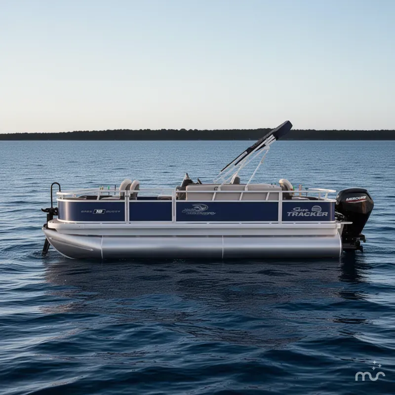 Slide: The Image of Sun Tracker Bass Buggy 18 DLX 2026 - 2