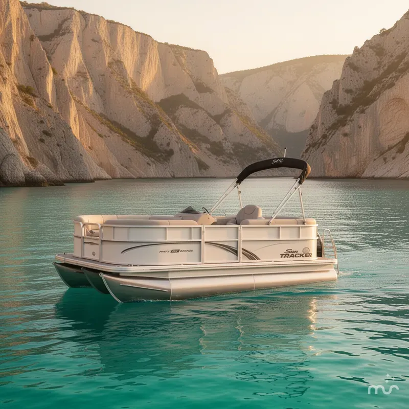 The Image of Sun Tracker Party Barge 16 DLX 2026 - 0