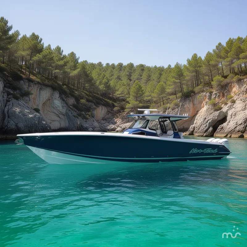 Slide: The Image of Nor-Tech 450 Sport Center Console 2020 - 2