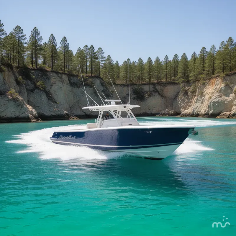 Slide: The Image of Nor-Tech 450 Sport Center Console 2020 - 4
