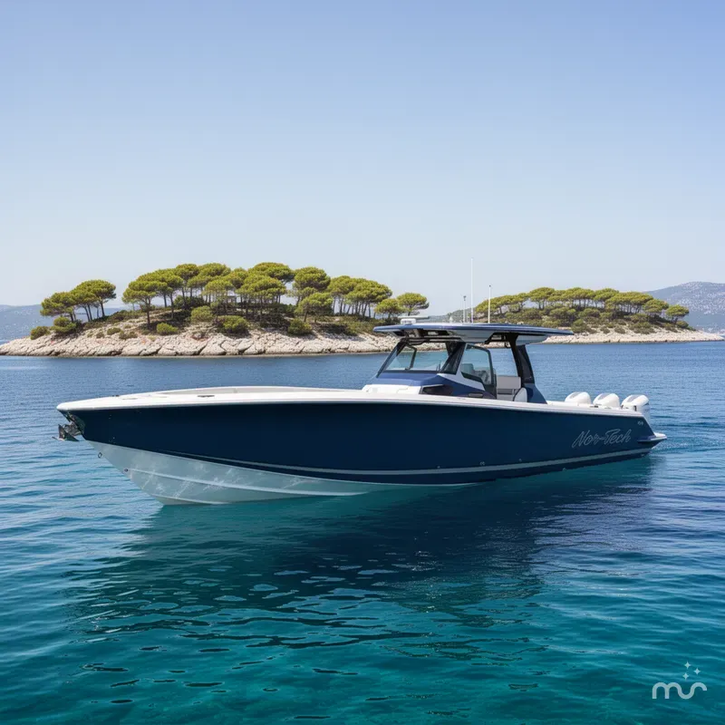 Slide: The Image of Nor-Tech 450 Sport Center Console 2020 - 2