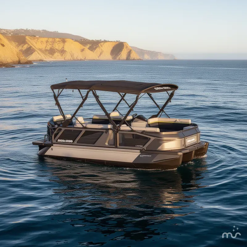 Slide: The Image of Sea-Doo Switch Limited 21 300 HP with Double Bimini 2026 - 2