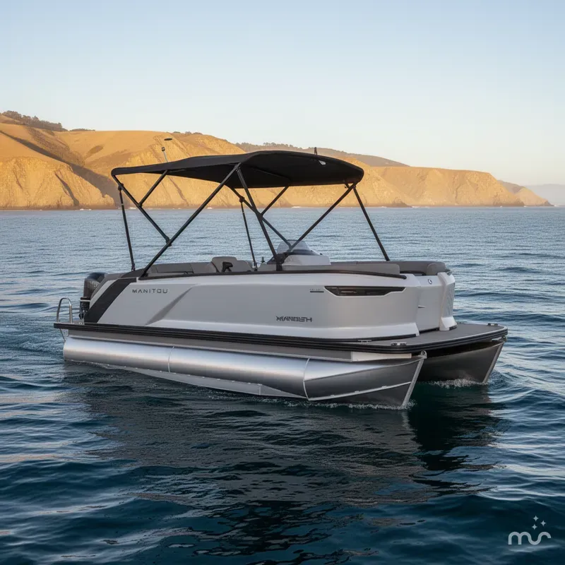 Slide: The Image of Manitou 20 CRUISE BENCH STEALTH 2025 - 1