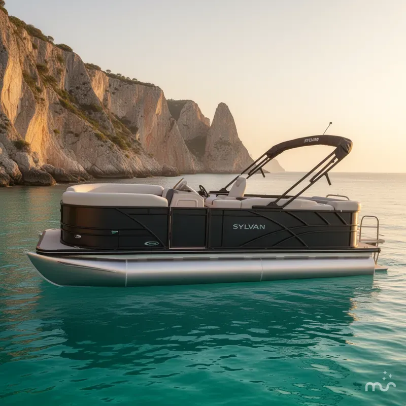 Slide: The Image of Sylvan Mirage 8520 Cruise PTS Tritoon 2026 - 2