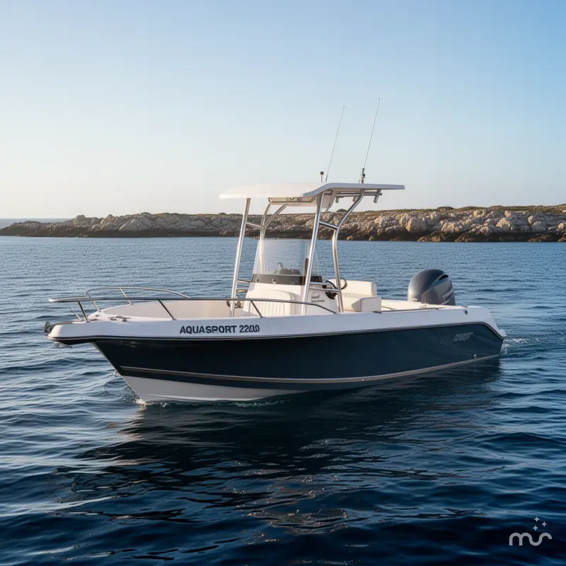 The Image of Aquasport 2200 Center Console 2000 - 0