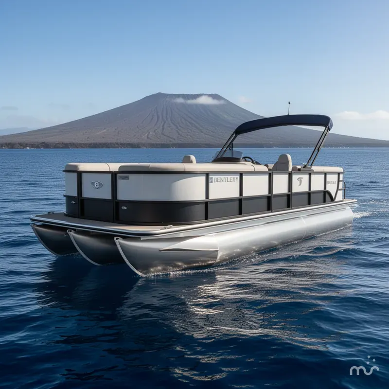 Slide: The Image of Bentley Pontoons 240 Navigator 2022 - 2