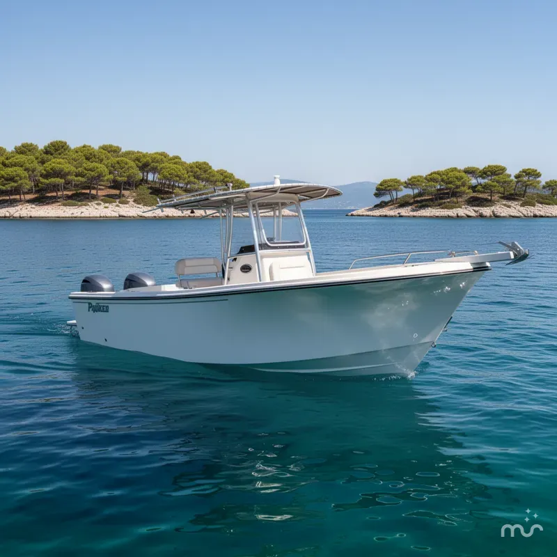 Slide: The Image of Parker Marine 2501 Center Console 2015 - 2