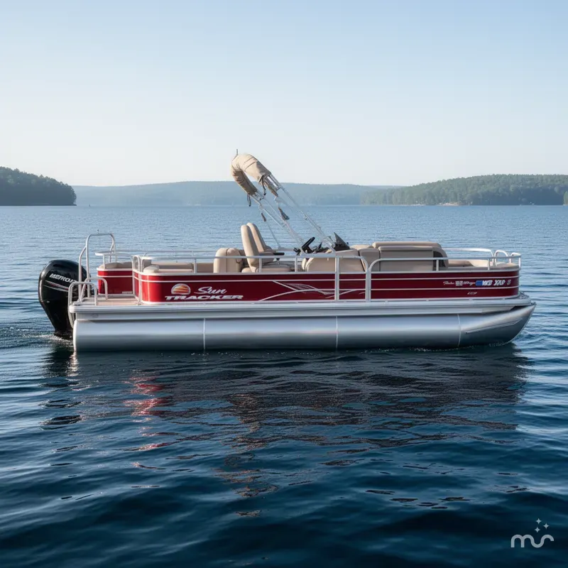 The Image of Sun Tracker Fishin Barge 22 DLX XP3 Tritoon & 150HP Mercury 4Stroke - $39,995 2019 - 0