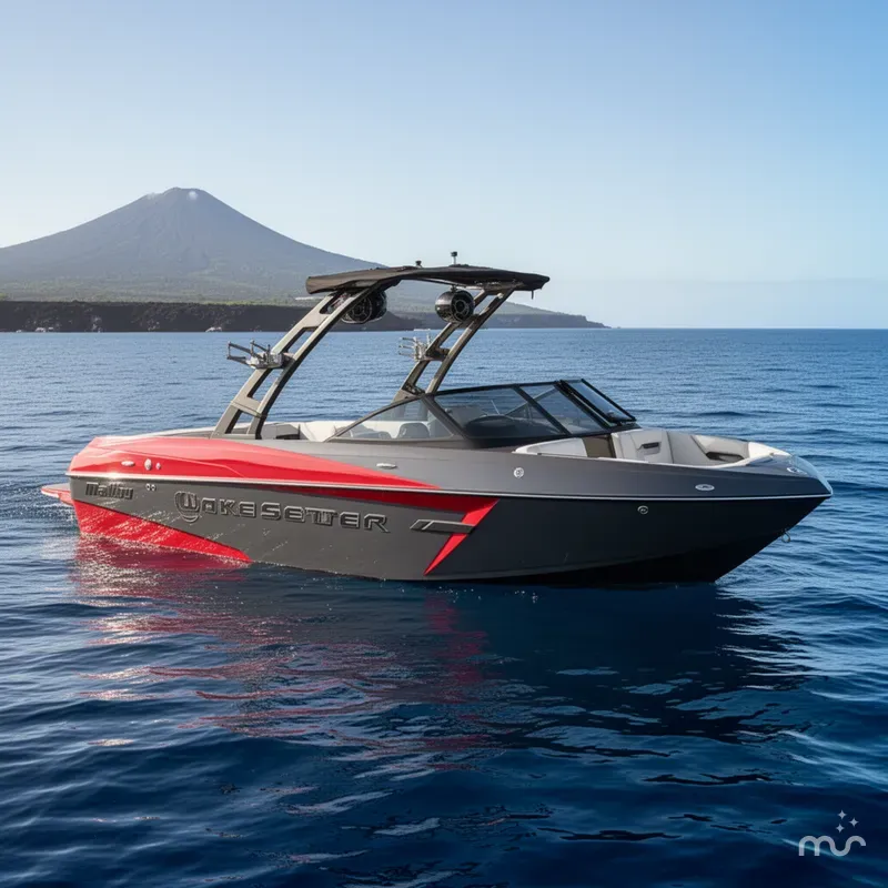 Slide: The Image of Malibu Wakesetter 22 VLX 2015 - 2