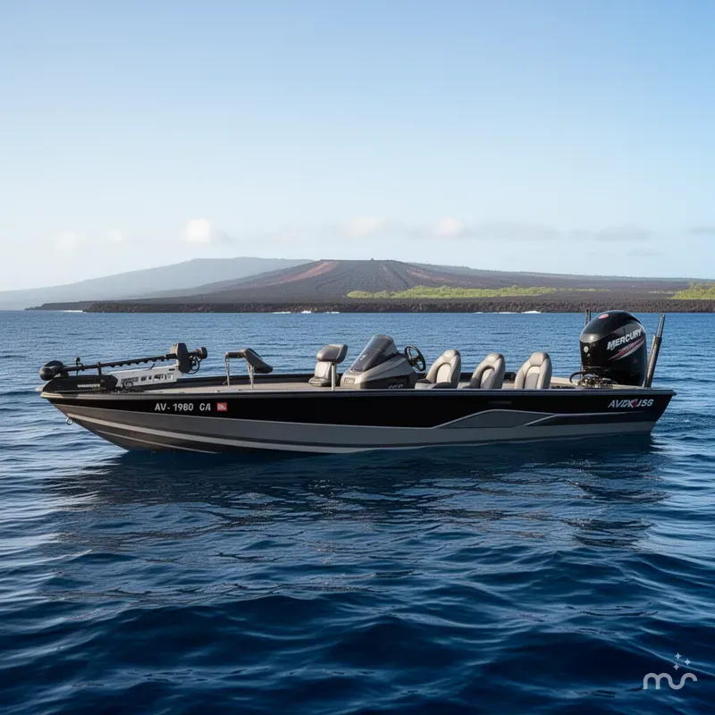 Slide: The Image of Vexus AVX1980 / Mercury 150 4 Stroke /Garmin Locators 2020 - 2