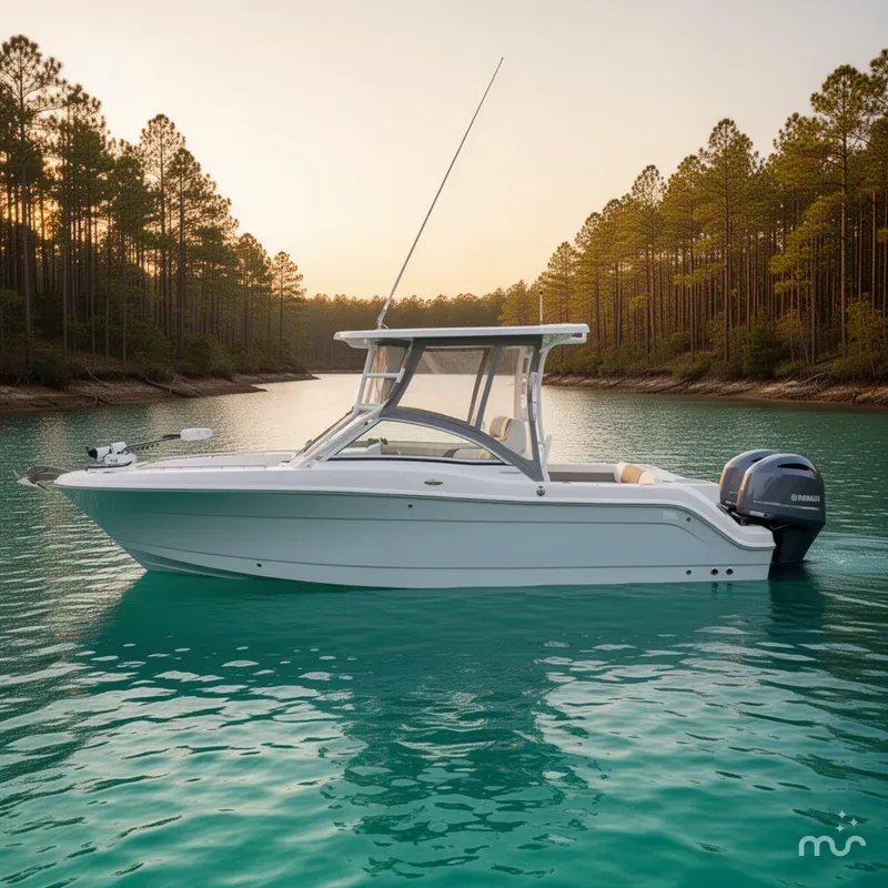 Slide: The Image of Robalo R247 Dual Console 2023 - 2