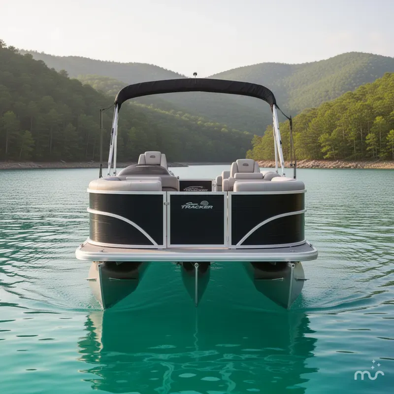 Slide: The Image of Sun Tracker Party Barge 20 DLX 2026 - 3