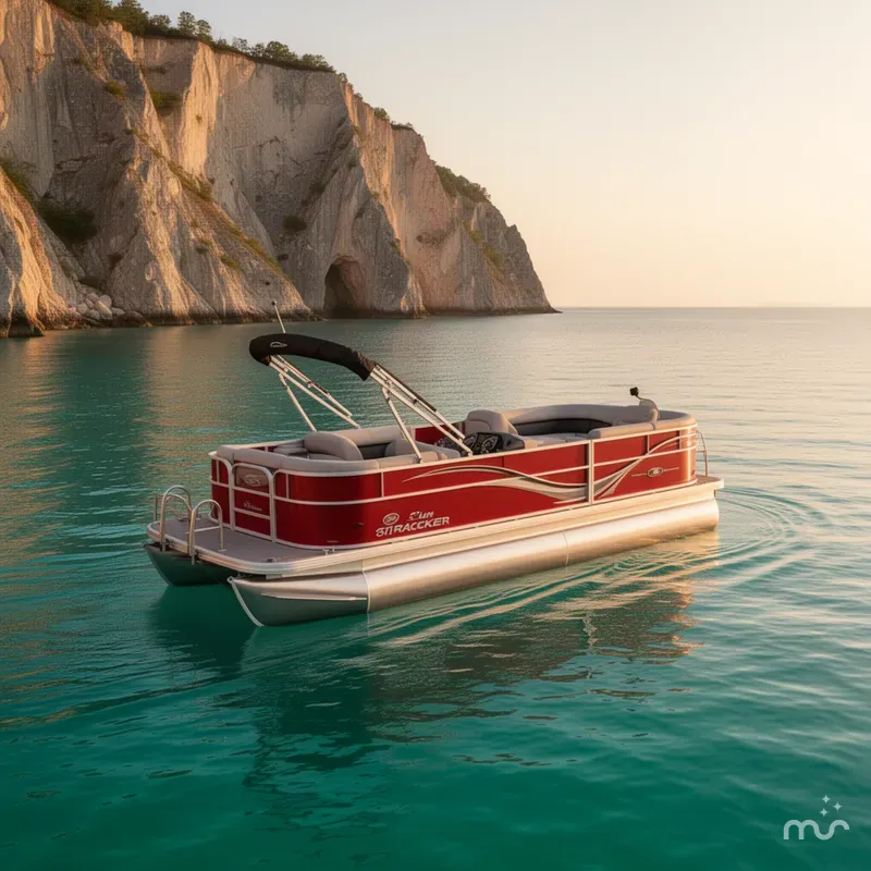 The Image of Sun Tracker Party Barge 18 DLX 2026 - 0