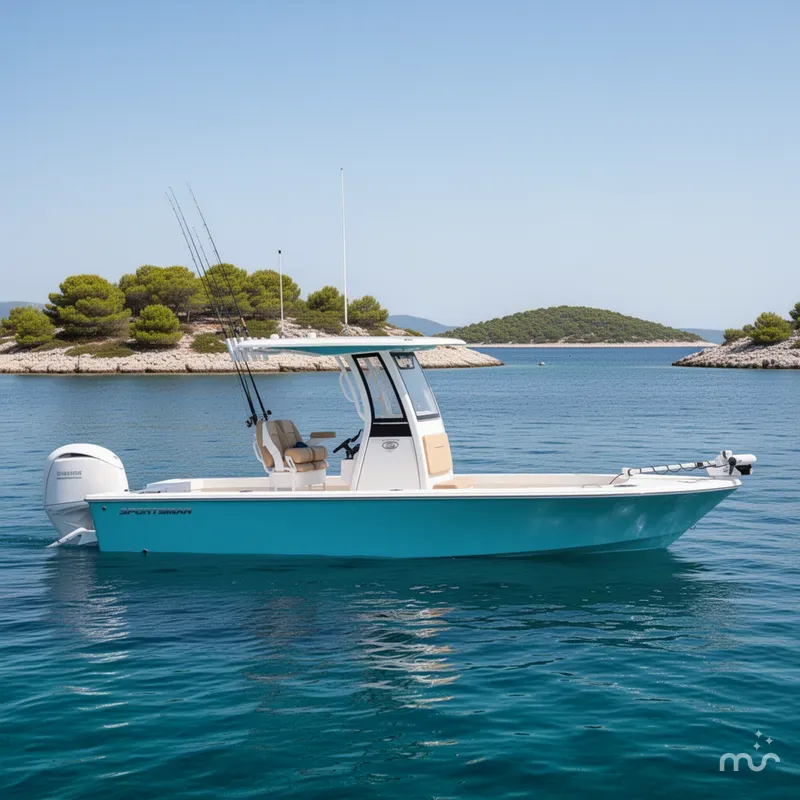 Slide: The Image of Sportsman Masters 227 Bay Boat 2027 - 2