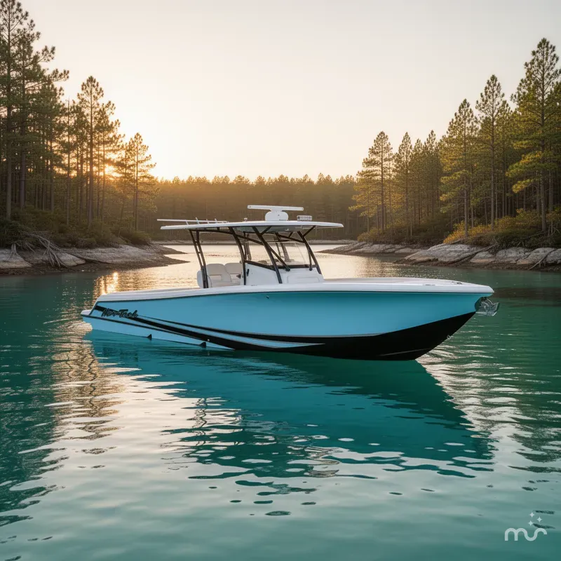 Slide: The Image of Nor-Tech 390 Sport Center Console 2025 - 4