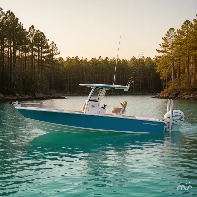 Slide: The Image of Sportsman Masters 267 Bay Boat 2027 - 2