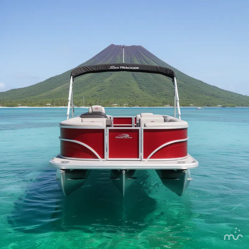 Slide: The Image of Sun Tracker Party Barge 22 DLX 2026 - 3
