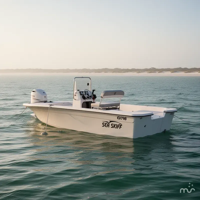 Slide: The Image of Carolina EV198 Sea Skiff 2026 - 2