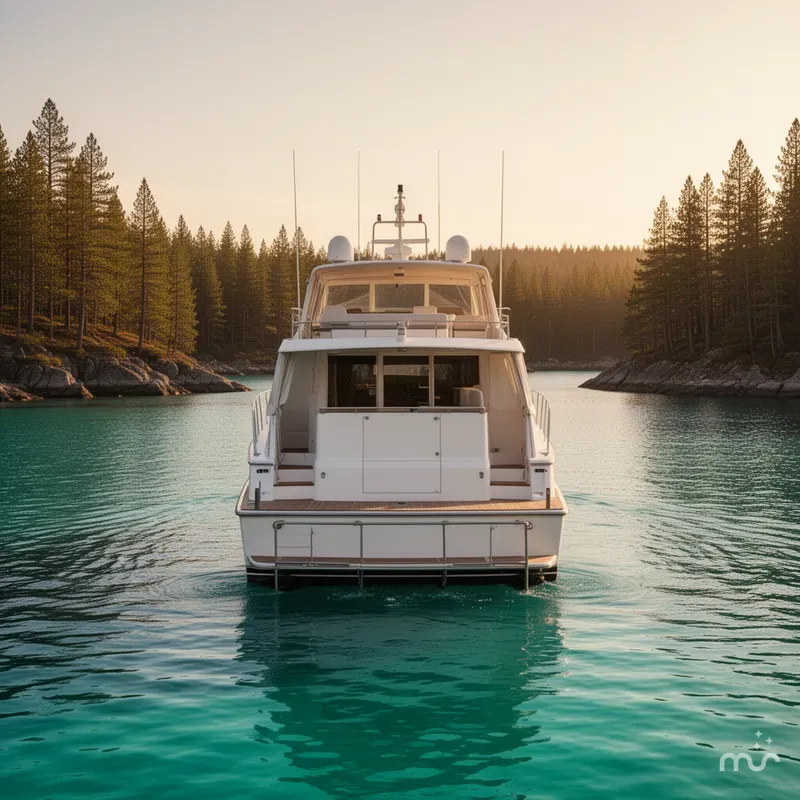 Slide: The Image of Californian 55 Cockpit Motor Yacht 1991 - 3