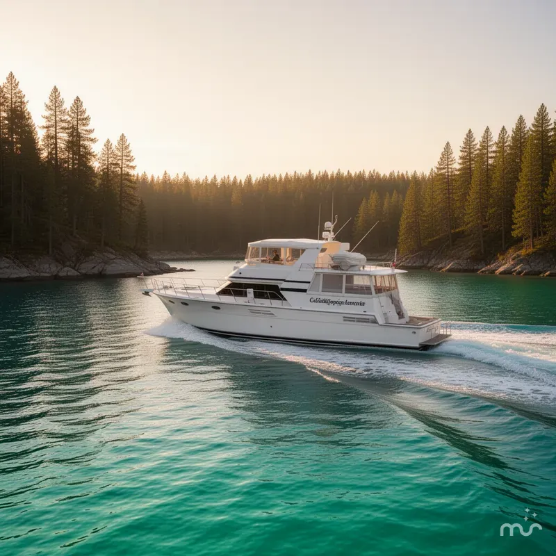 Slide: The Image of Californian 55 Cockpit Motor Yacht 1991 - 4