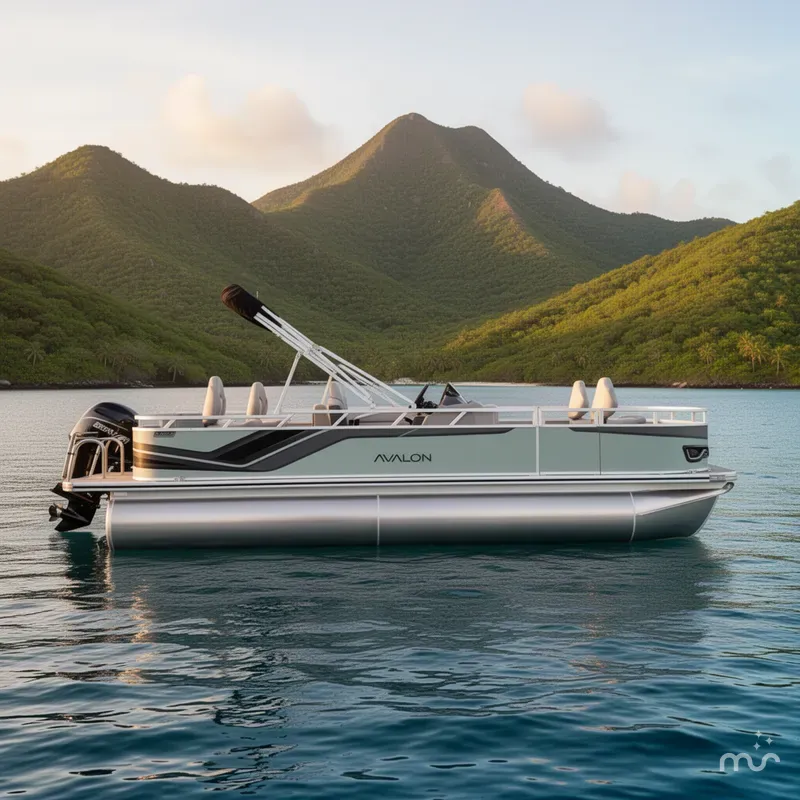 Slide: The Image of Avalon Venture 85 Rear Fish - 21' 2026 - 2