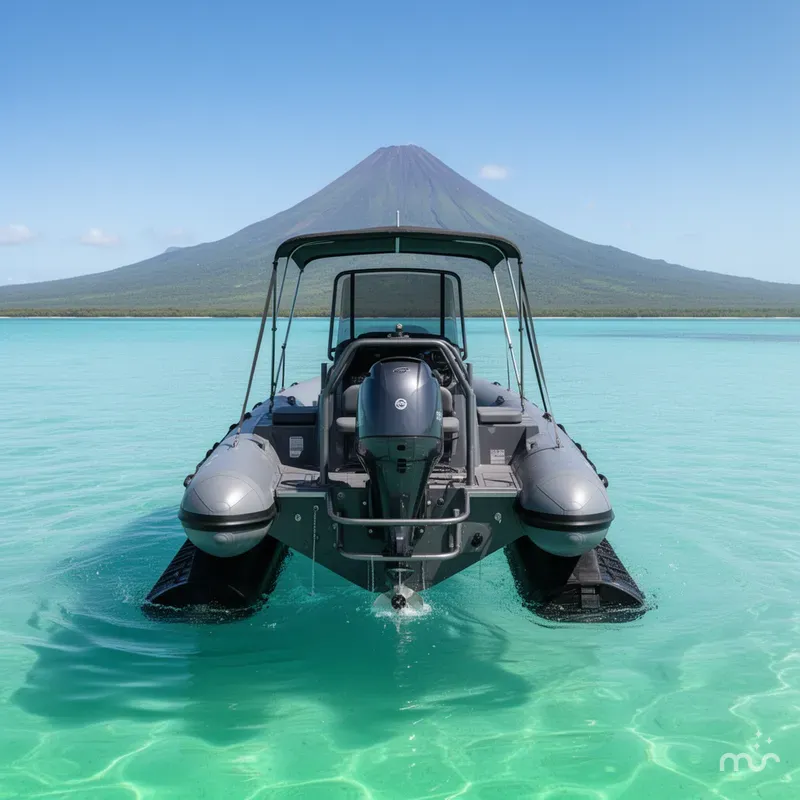 Slide: The Image of Sealegs 7.7 Amphibious RIB 2018 - 3