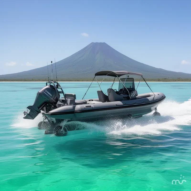 Slide: The Image of Sealegs 7.7 Amphibious RIB 2018 - 4