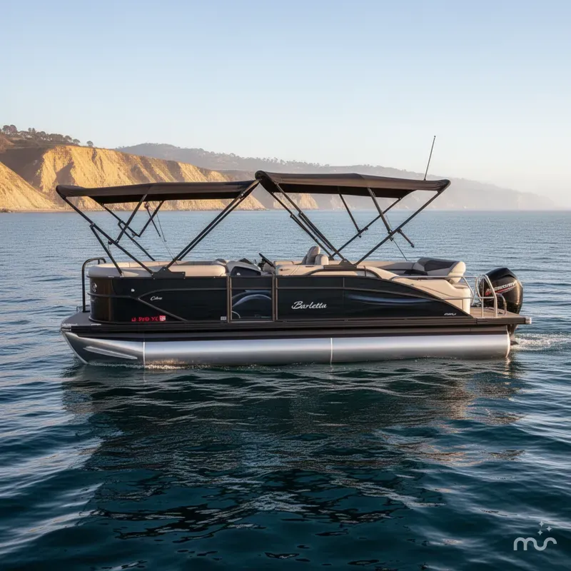Slide: The Image of Barletta Cabrio Ultra-Lounge C22U W/ 200 Mercury ProXS! 2025 - 1