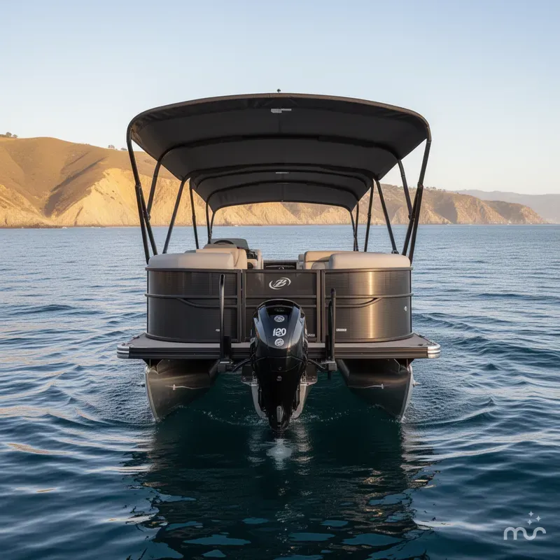 Slide: The Image of Barletta Cabrio Ultra-Lounge C22U W/ 200 Mercury ProXS! 2025 - 2