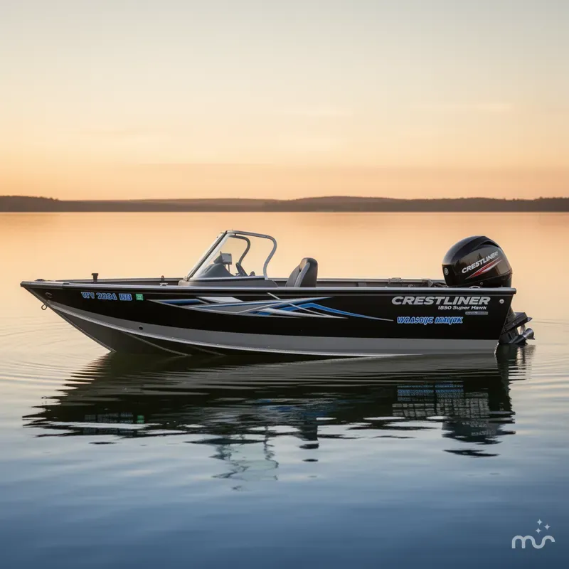 Slide: The Image of Crestliner 1850 Super Hawk 2016 - 1