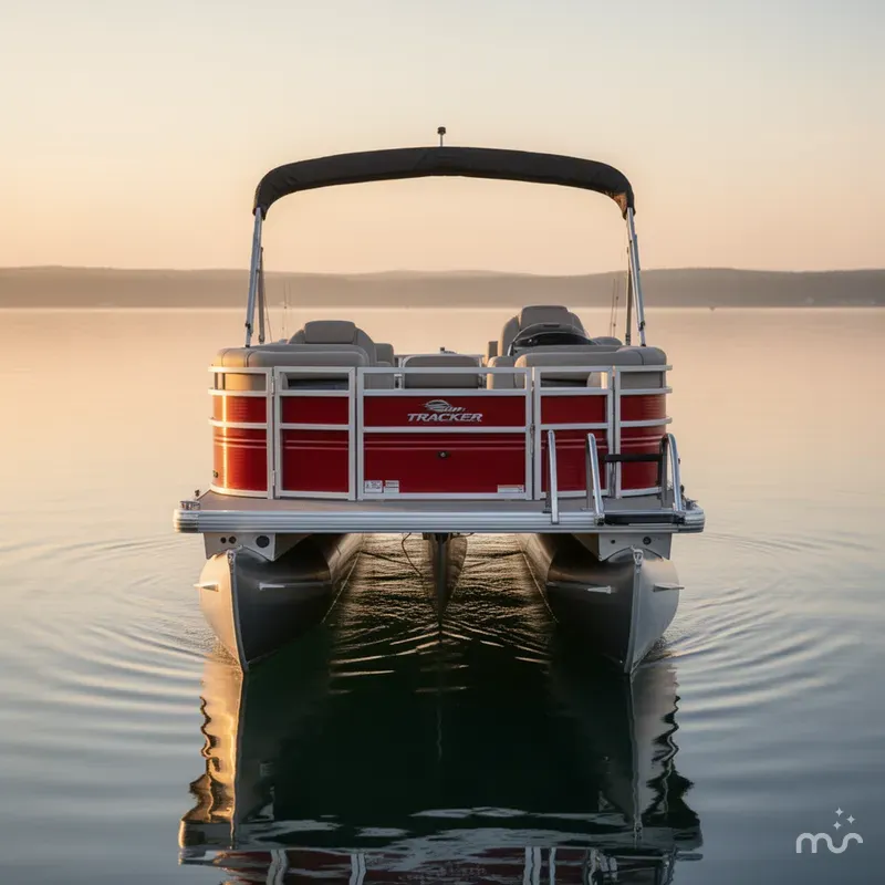 Slide: The Image of Sun Tracker FISHIN' BARGE 22 DLX w/150HP Mercury 4 Stroke 2026 - 3