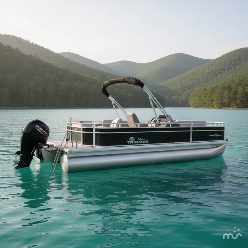 The Image of Sun Tracker FISHIN' BARGE 22 DLX w/150HP Mercury 4 Stroke 2026 - 0