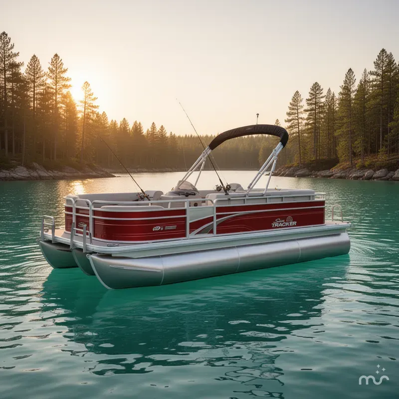 The Image of Sun Tracker Fishin' Barge 22 XP3 Tri-Toon w/200HP 2026 - 0