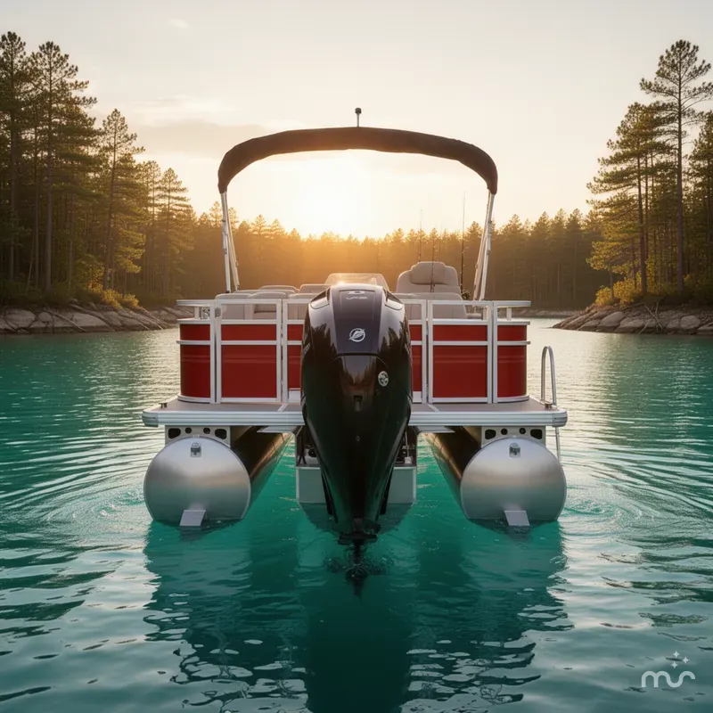 Slide: The Image of Sun Tracker Fishin' Barge 22 XP3 Tri-Toon w/200HP 2026 - 3