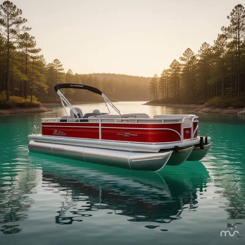 Slide: The Image of Sun Tracker Fishin' Barge 22 XP3 Tri-Toon w/200HP 2026 - 4