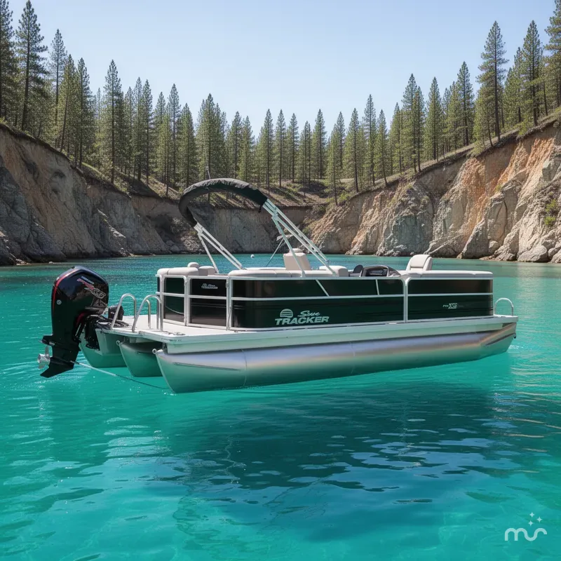 The Image of Sun Tracker Party Barge 20 DLX w/115HP Pro-XS 2026 - 0